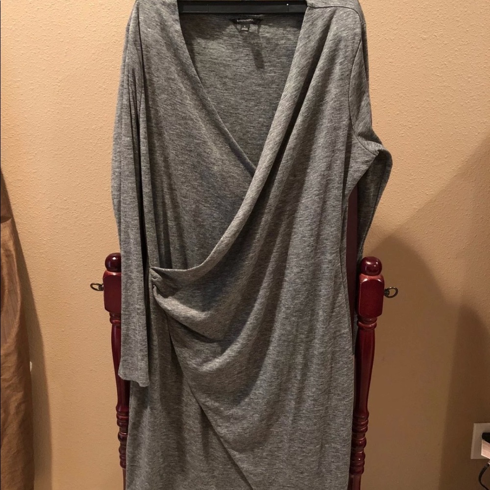 Used Large Grey Banana Republic Dress